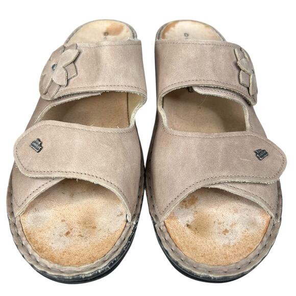 Finn Comfort Women’s Sansibar Tan Leather Slide Sandals Size 6 D US 8 D - Picture 7 of 10